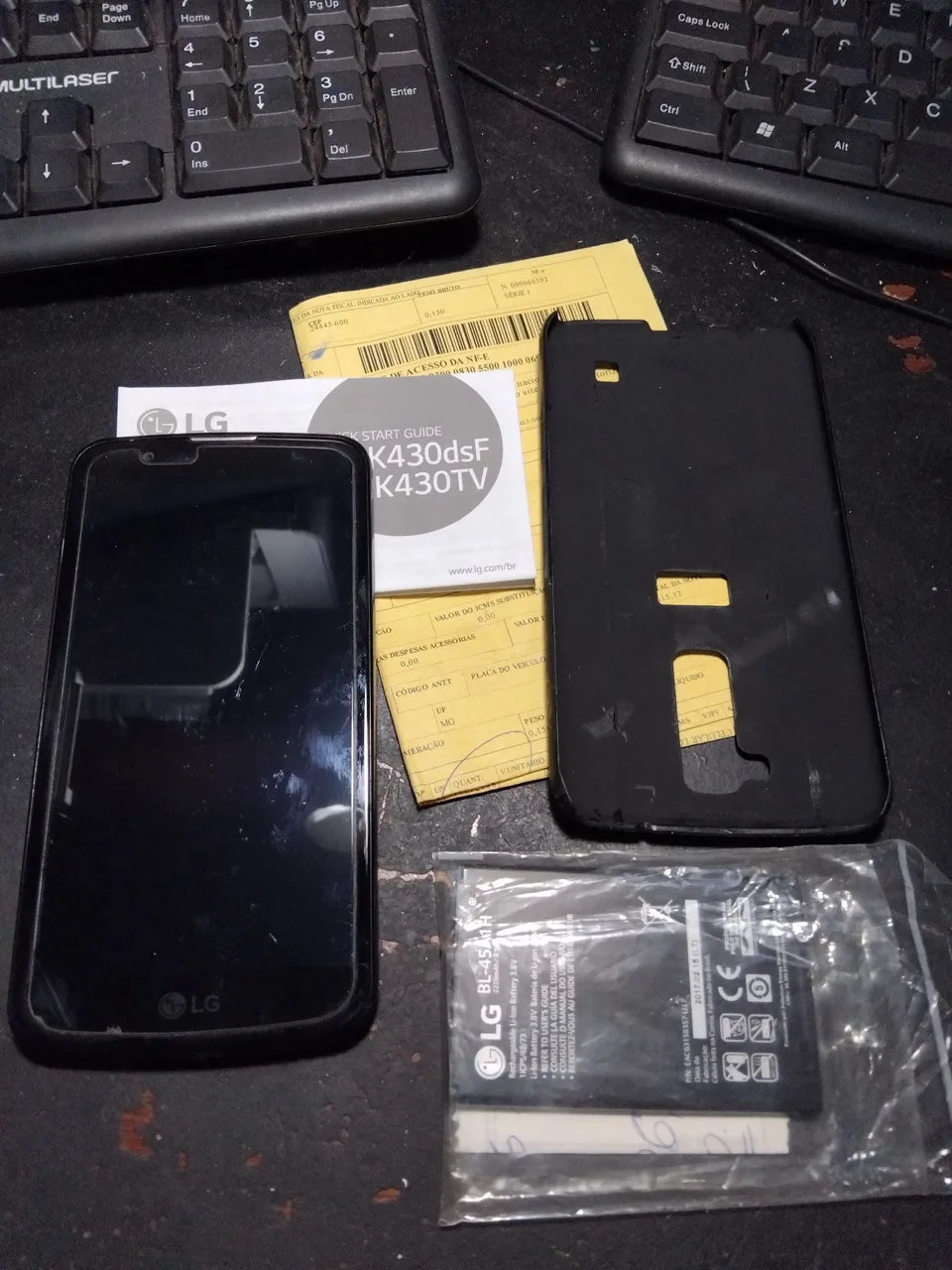 LG K10 DUAL 4Gigas chip indigo blue c/ Nota fiscal