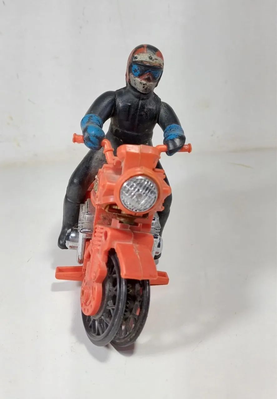 Motocicleta de Brinquedo Vintage Glasslite  - Foto 2