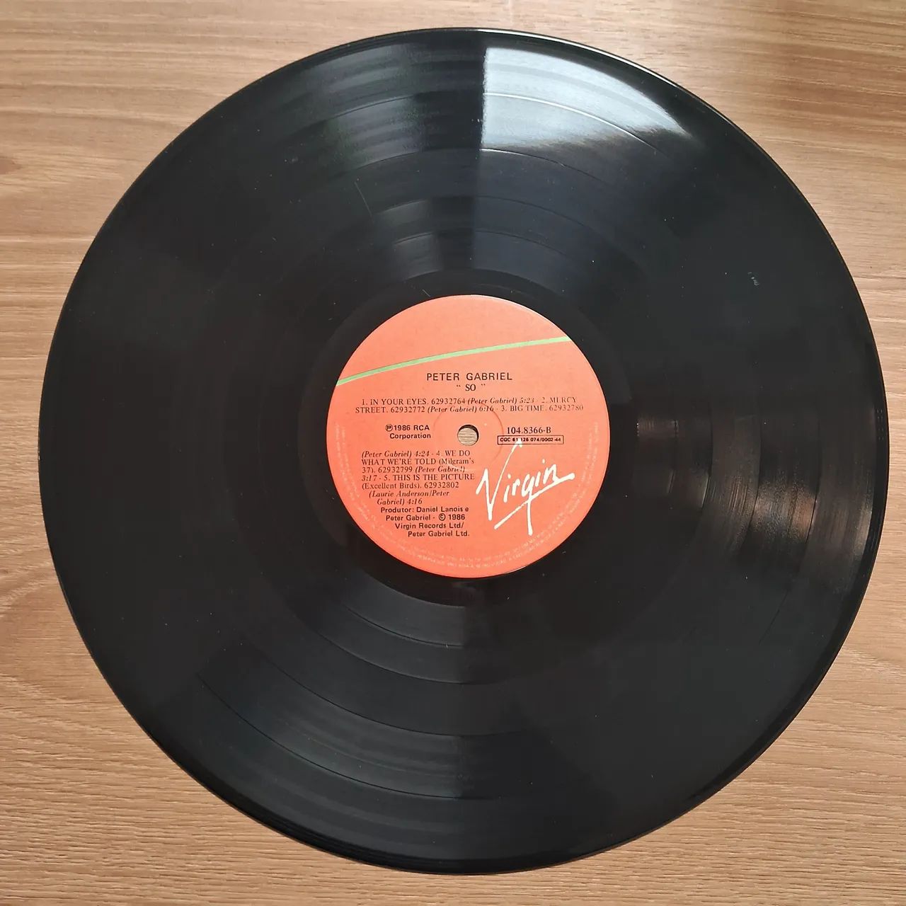 Lp Peter Gabriel - So  - Foto 4