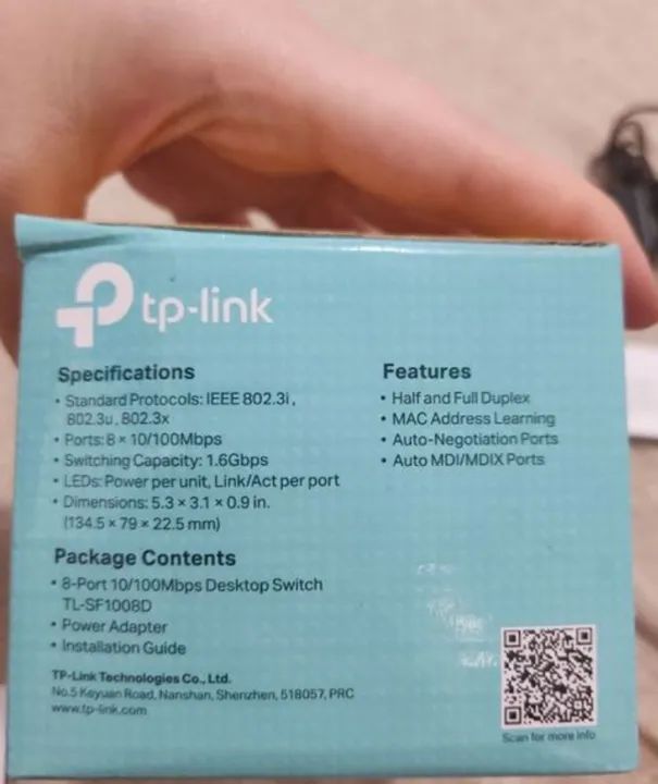 Switch TP-Link 8 Portas 10/100Mbps - Foto 4