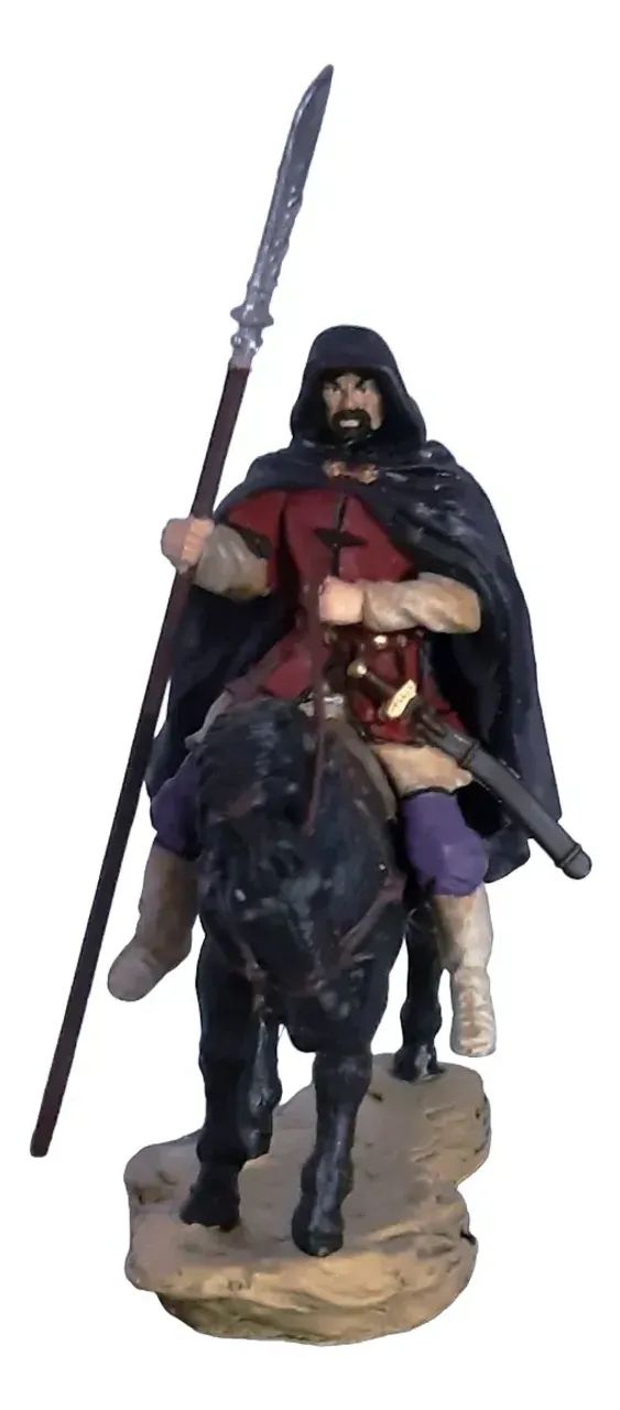 Cavaleiro Guerreiro Mongol Pintado - Foto 2