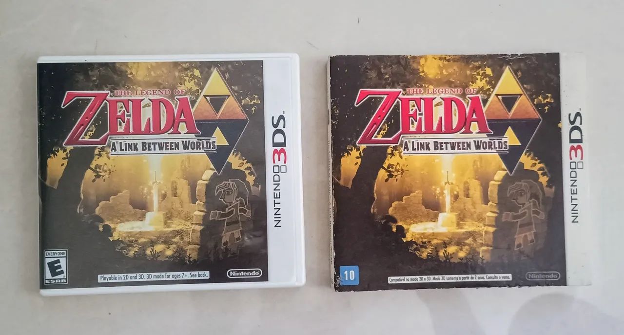 The Legend of Zelda: A Link Between Worlds - Nintendo 3DS com Luva