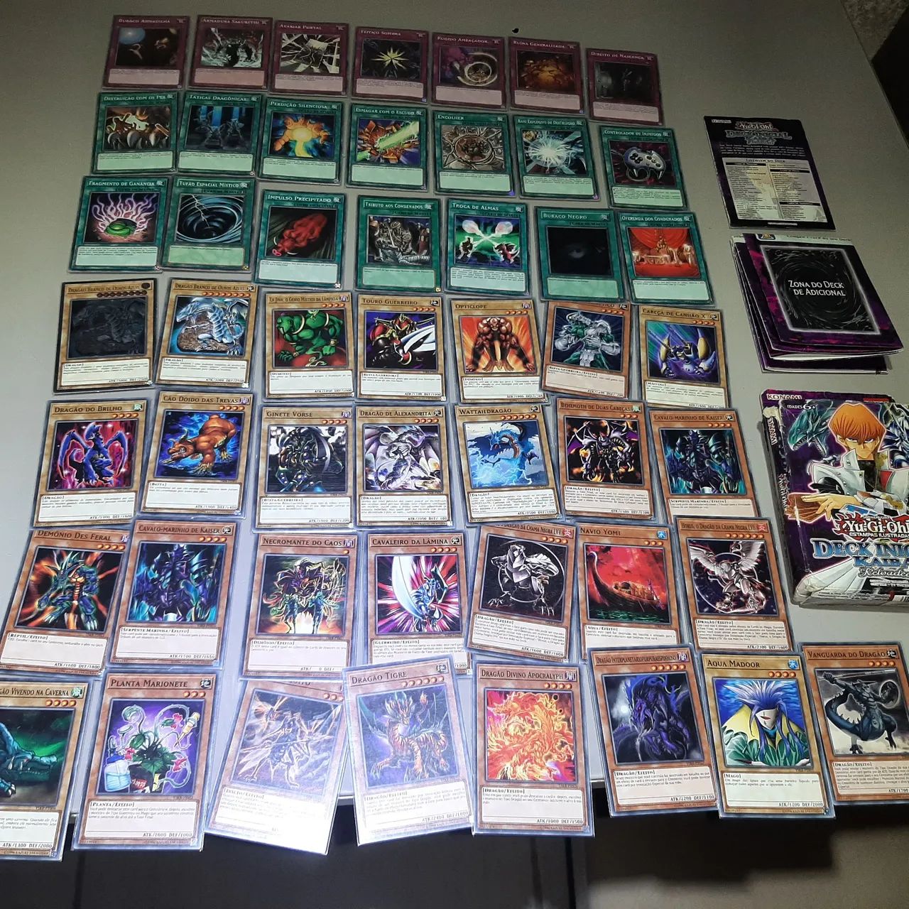 Deck inicial de Kaiba Yu-Gi-Oh! completo - Foto 2
