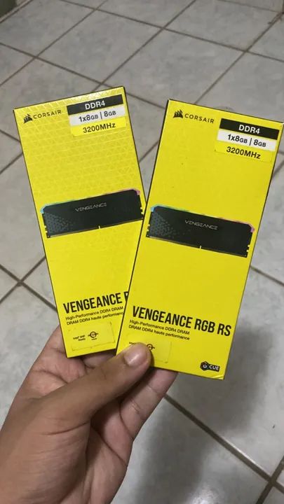 Memórias RAM Corsair VENGEANCE RGB RS,16GB (2x8GB) 3200MHz DDR4 - Foto 2