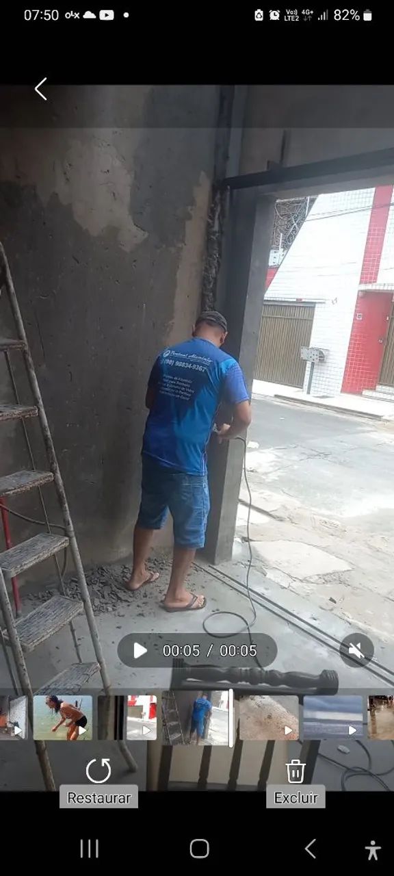 Manutenção de portão de alumínio  - Foto 4