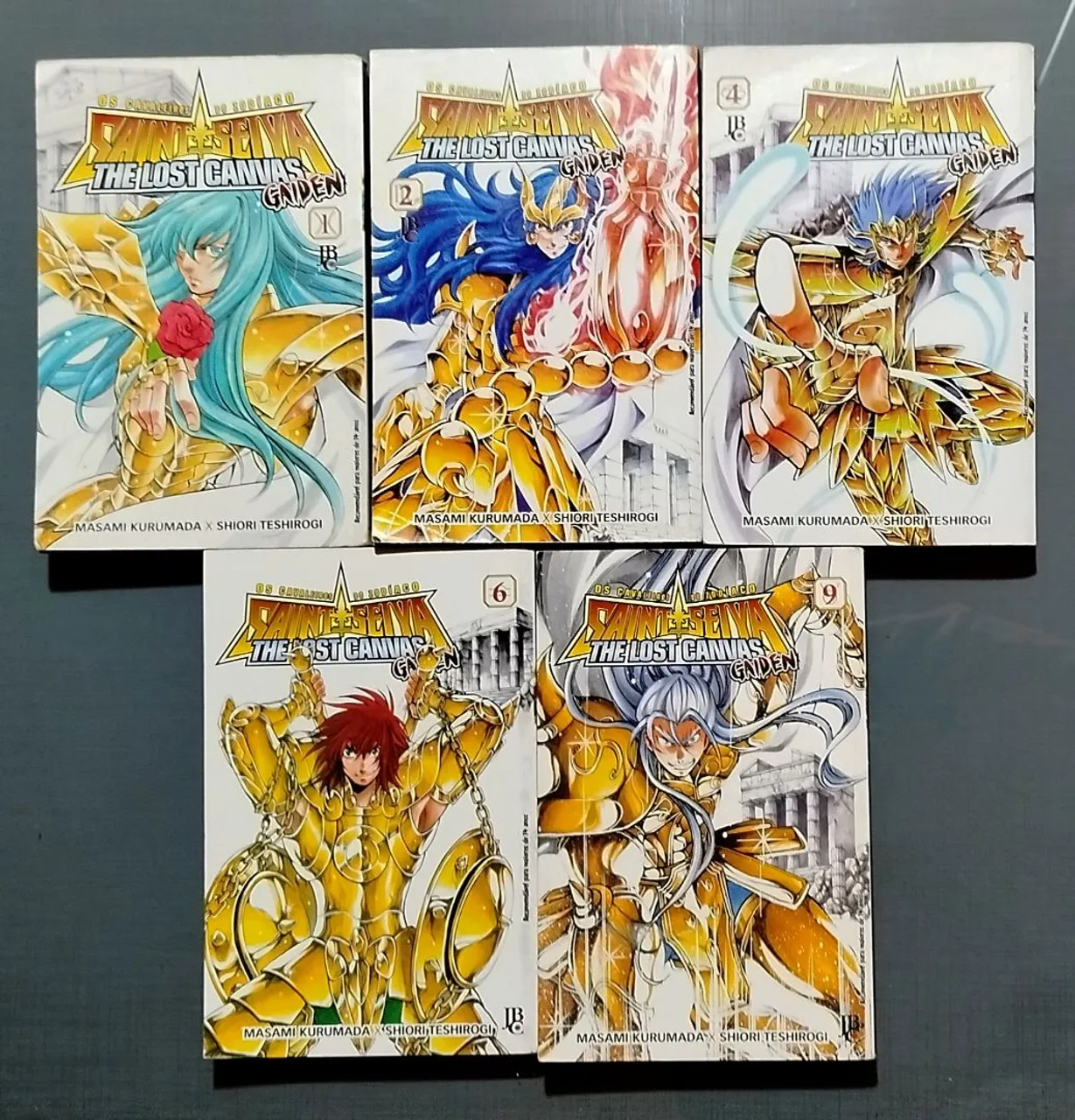 Saint Seiya: The Lost Canvas - Volumes 1, 2, 4, 6 e 9
