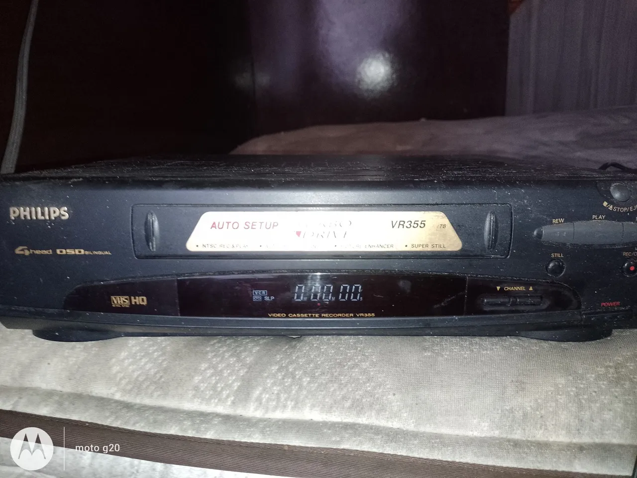 Vídeo Cassete Philips VR355