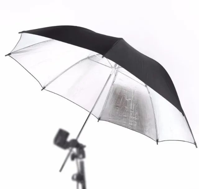 Kit Iluminação Fotográfica Completo = 2 Tripés + 2 Sombrinhas + 2 Suportes - Foto 5