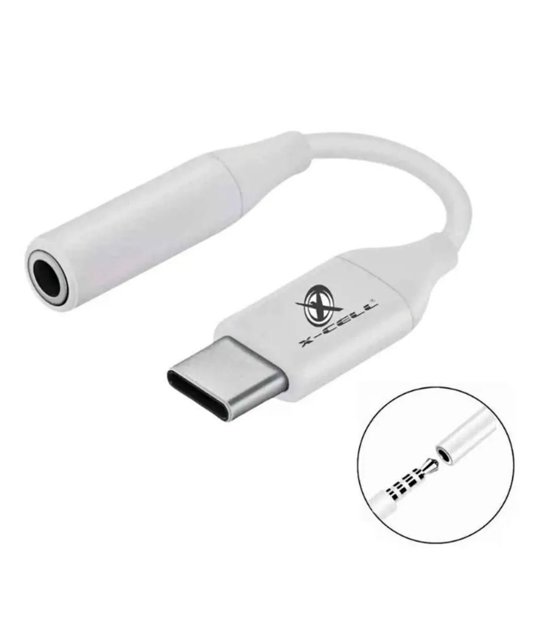 Cabo Adaptador USB-C Tipo C para P2 3.5mm Áudio - Foto 4