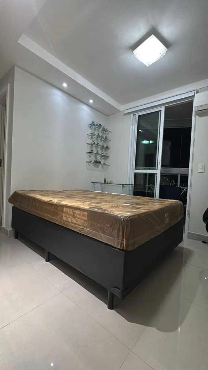 Cama box casal + colchão de espuma D45