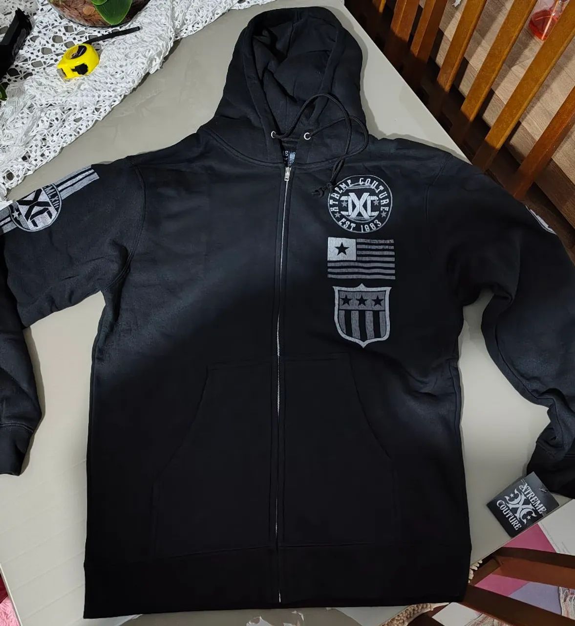 Moletom Xtreme Couture Hood Biker - G