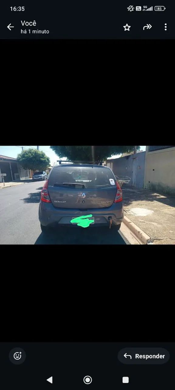 Vendo Sandero 2009 1.0 16v Hiflex  - Foto 2