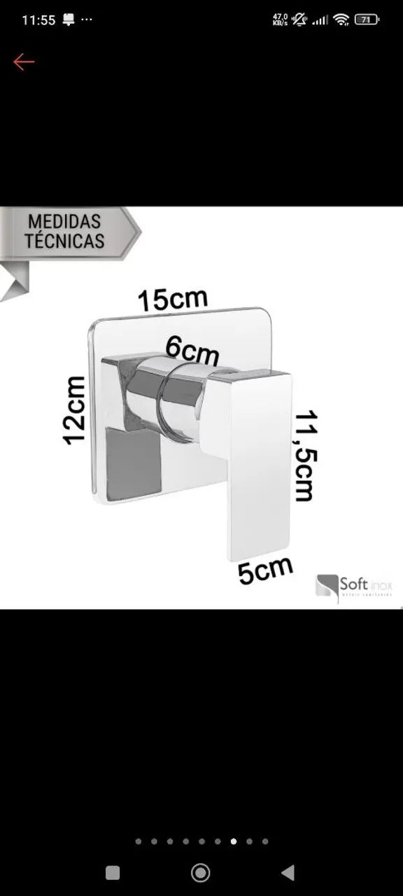 ACABAMENTO PARA REGISTRO MONOCOMANDO BASE DOCOL PRATA - Foto 3