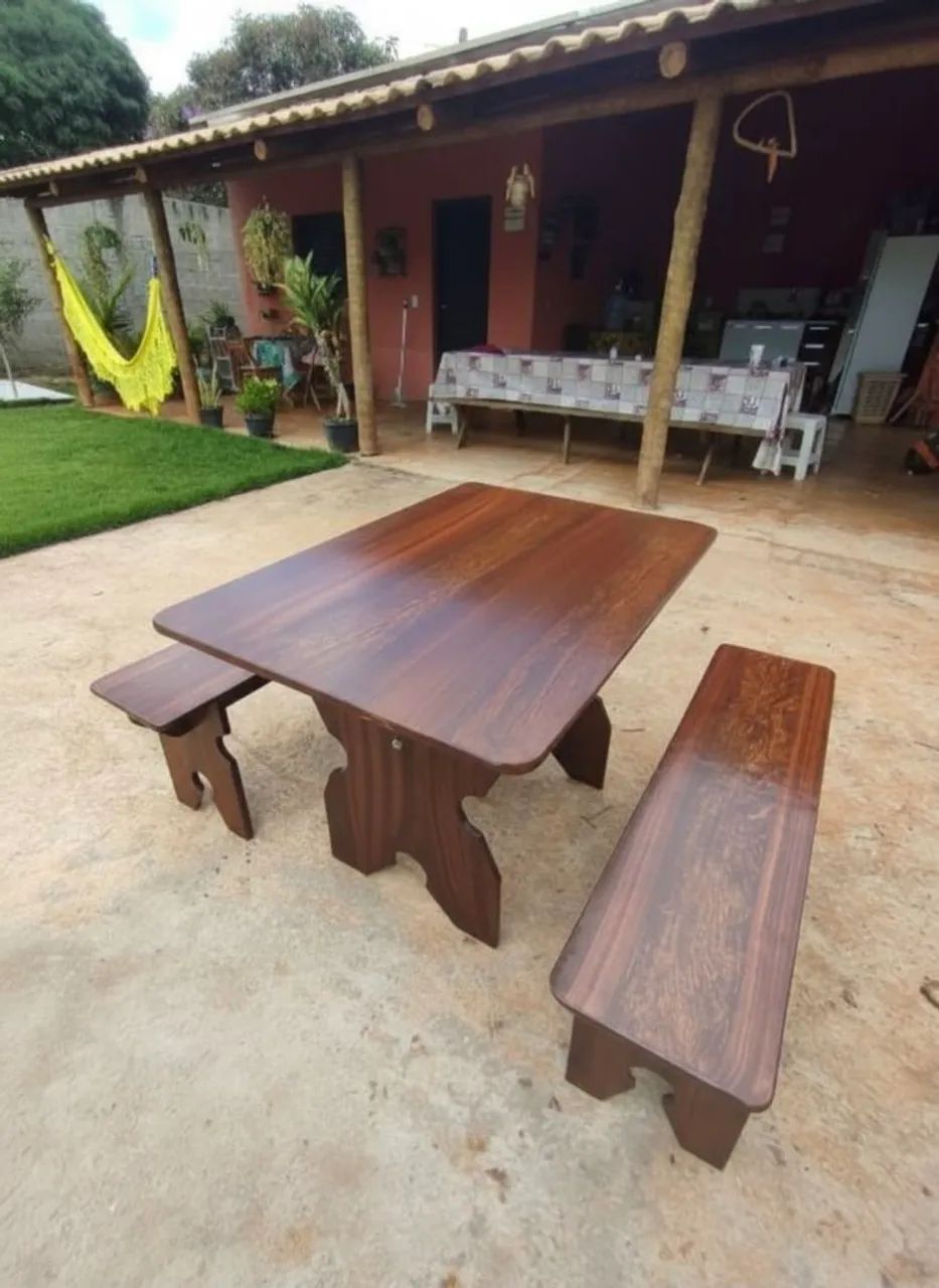 Mesa pedra de ardósia pintada  - Foto 4