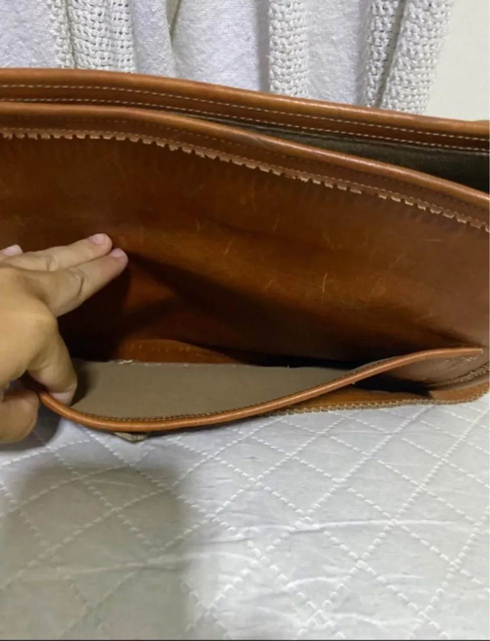 Bolsa de couro para notebook - Foto 3