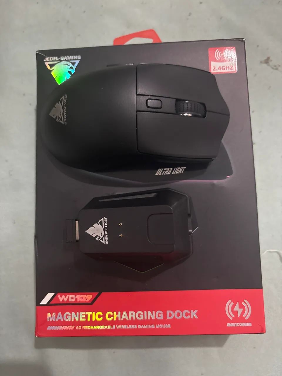 Mouse sem fio com base de carregamento  - Foto 4