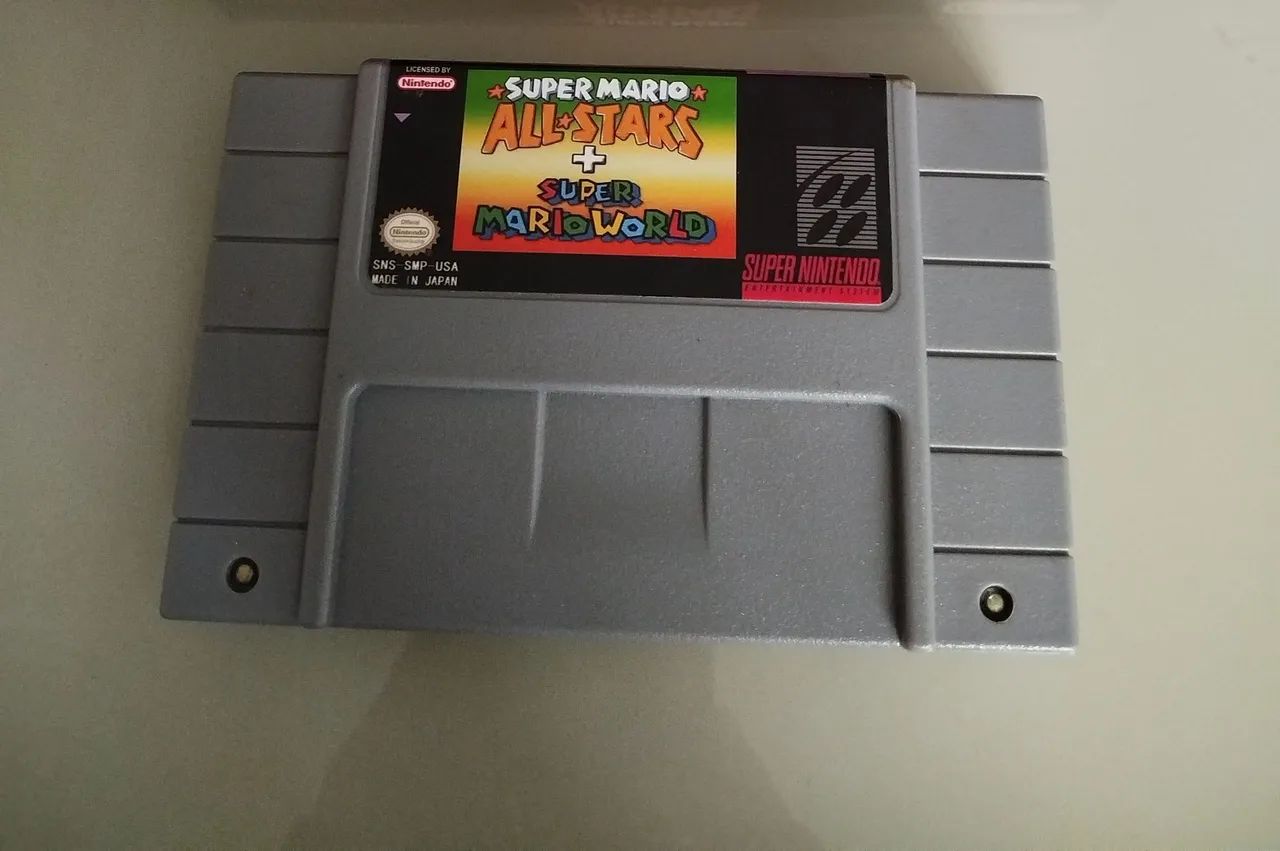Mário All Star e Mario World Repro nova SÓ A FITA