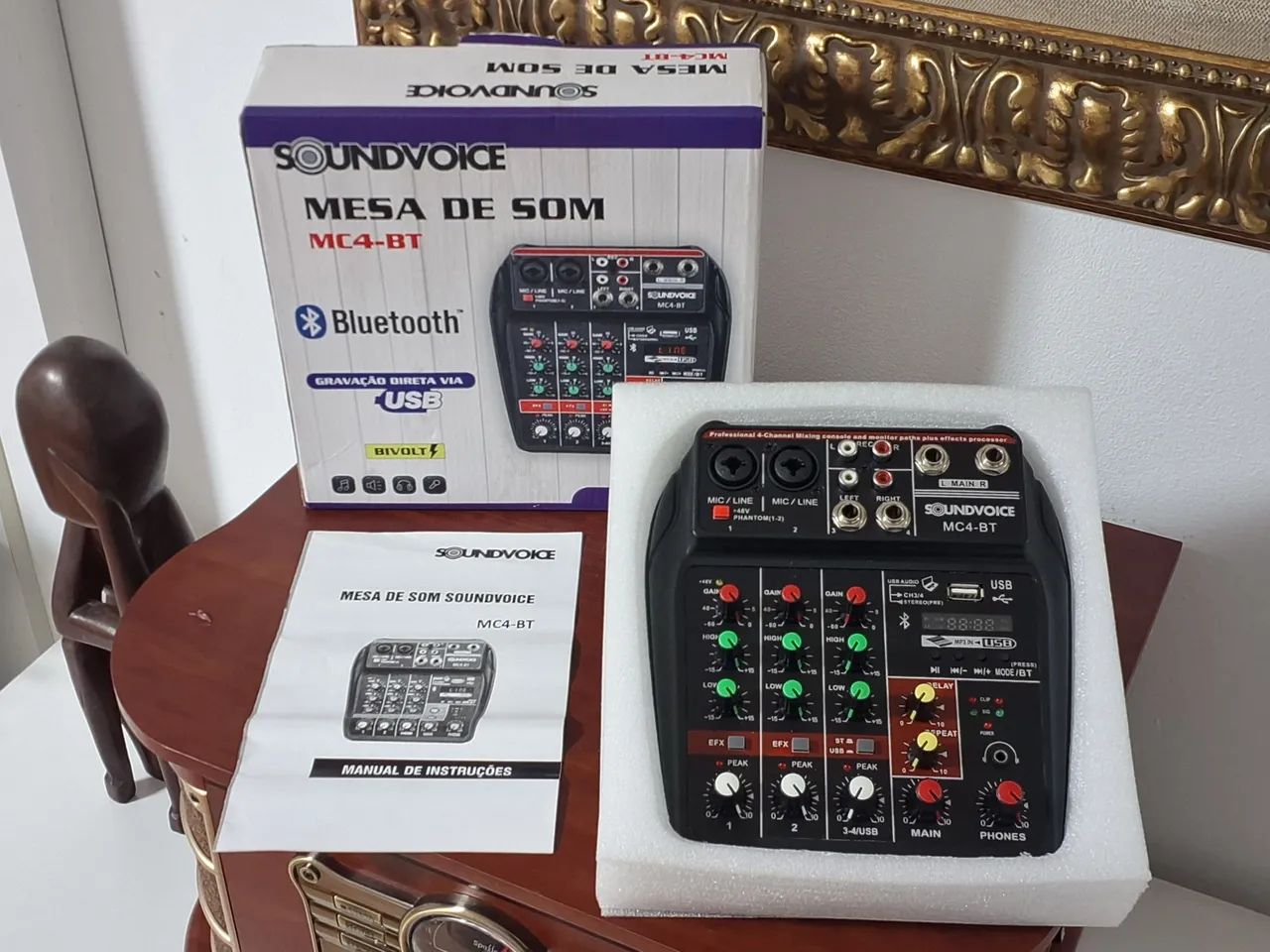 Mesa de Som SoundVoice MC4-BT