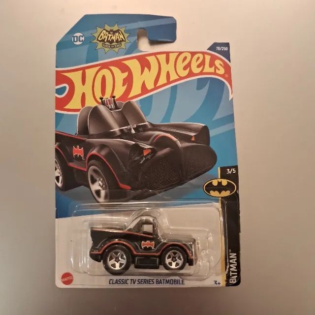 Hotwheels coleção Batman Classic TV series Batmobile BATMAN