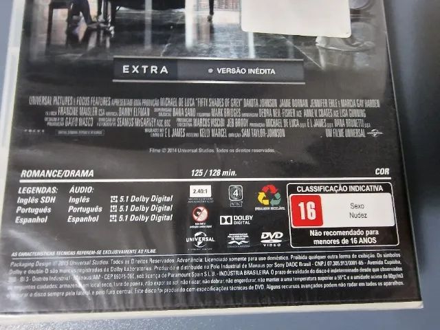 DVD Cinquenta Tons de Cinza - Foto 3