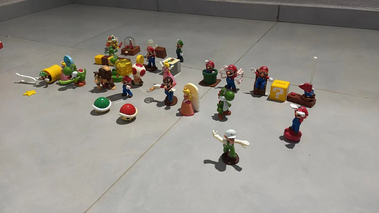 Coleções Super Mário Mc Donalds
