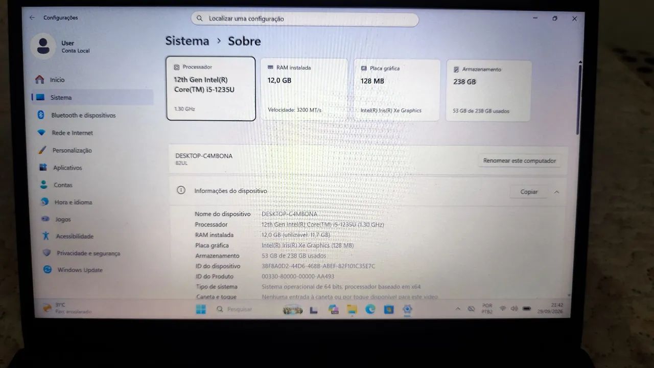 Notebook Lenovo i5 - Foto 4