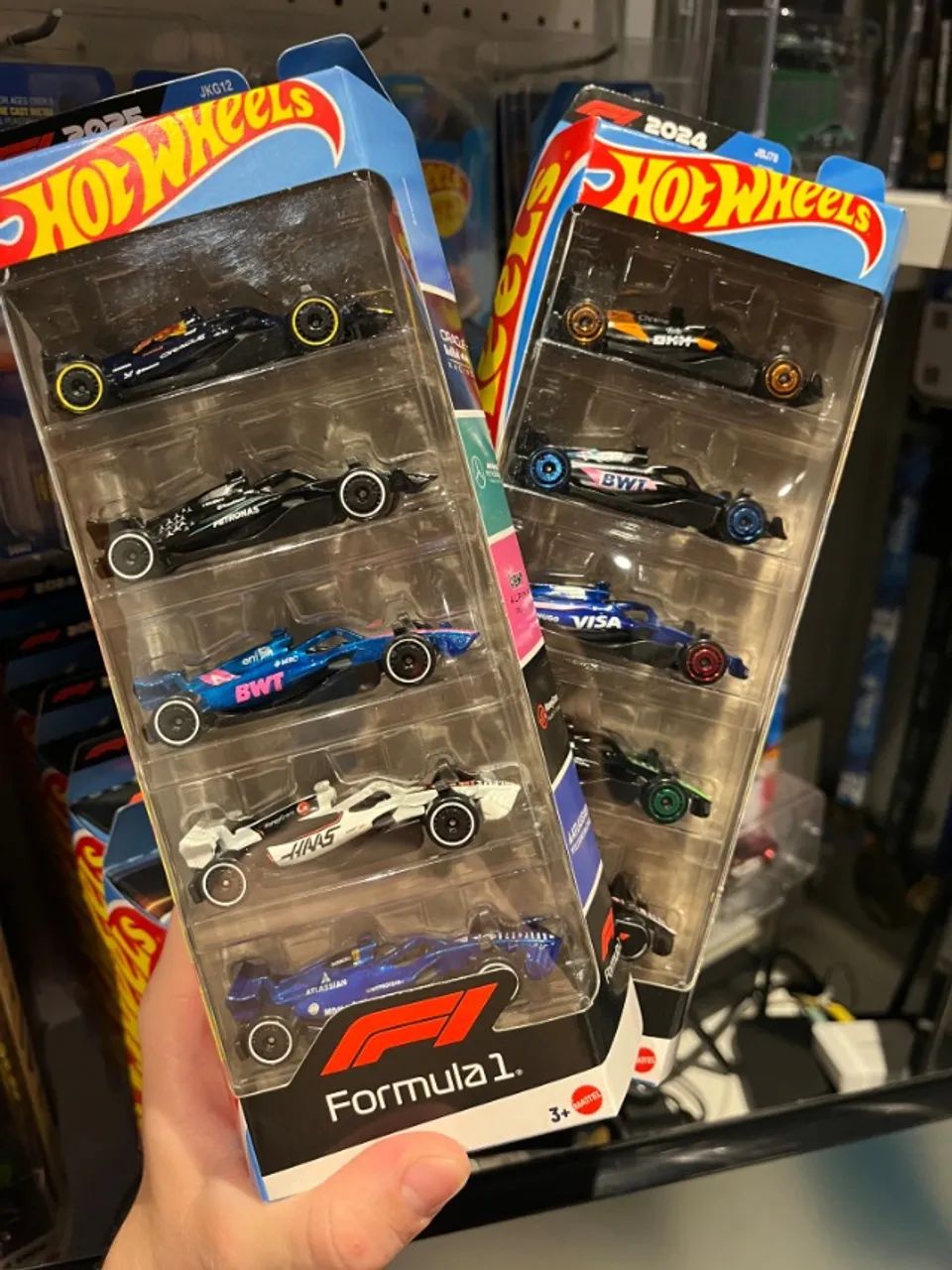 Hot Wheels Pack Formula 1 2024 e 2025.