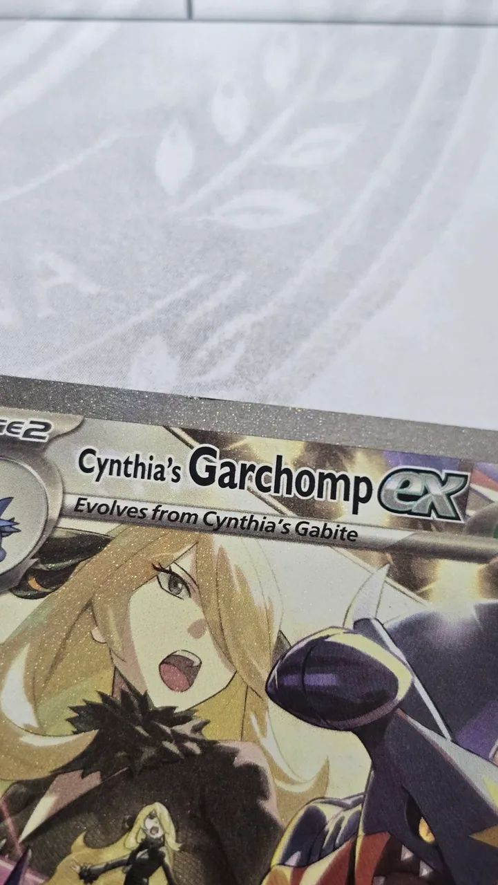 Garchomp ex da cynthia secreto ? Carta pokemon - Foto 2