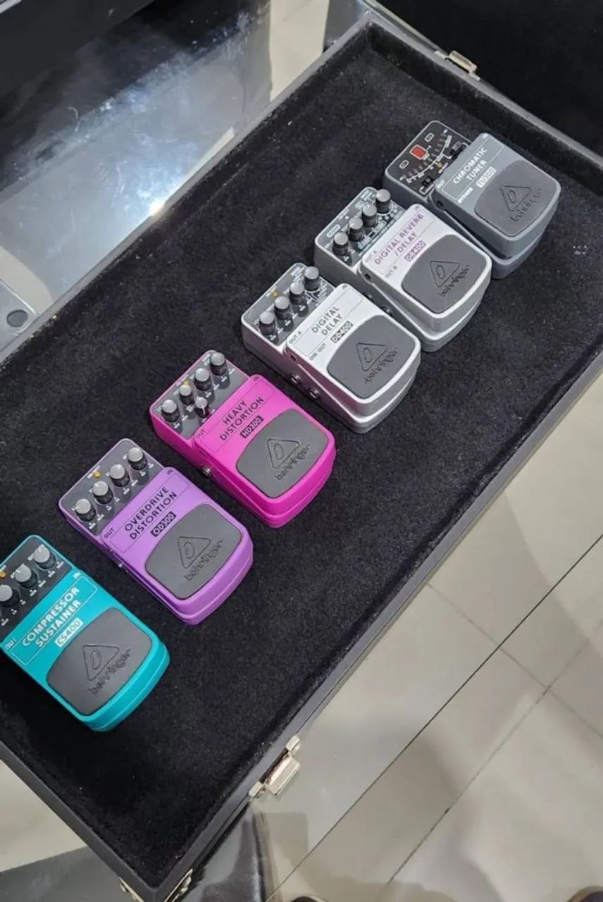 Kit Pedais Behringer + Case - Foto 2