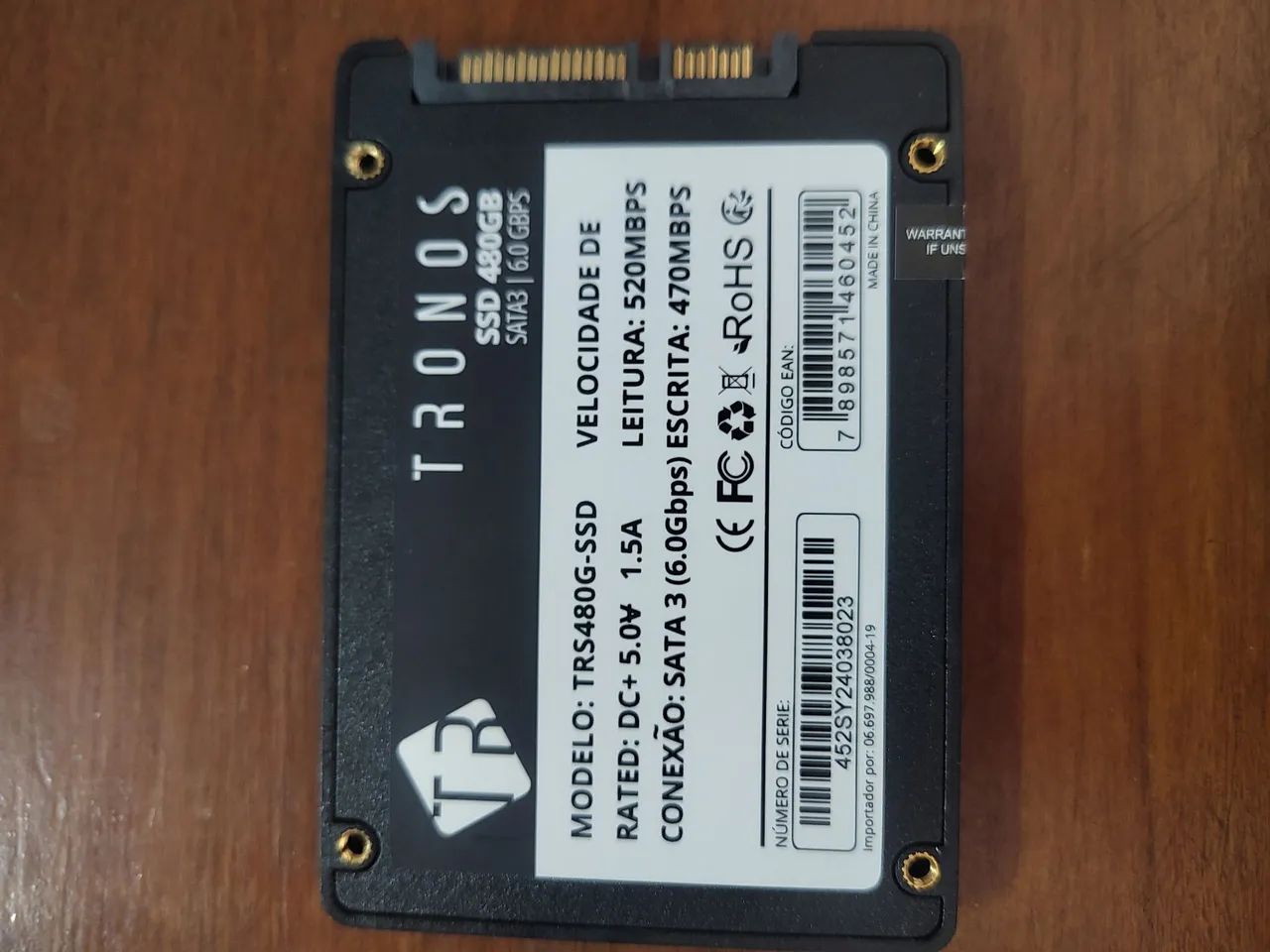 Ssd 480GB TRONOS melhor marca do mercado  - Foto 3
