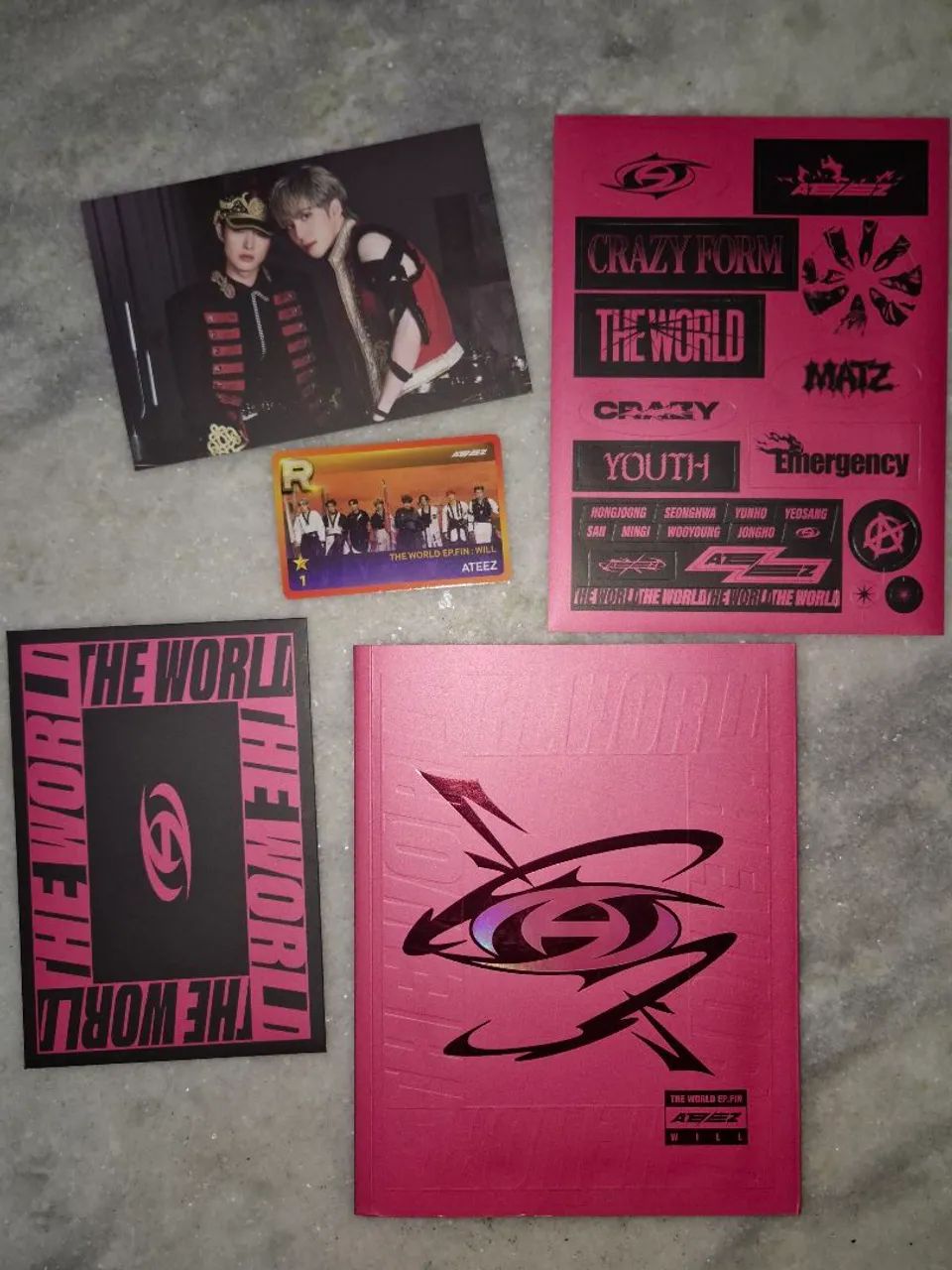 Ateez THE WORLD EP.FIN: WILL ver. Diary - Foto 3