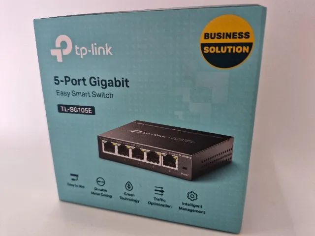 Switch Gigabit Easy Smart TL-SG105E com 5 Portas TP-Link - Foto 2