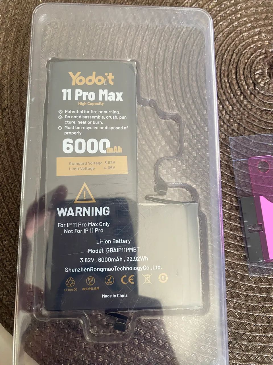 Vendo bateria do 11 pro max  - Foto 3