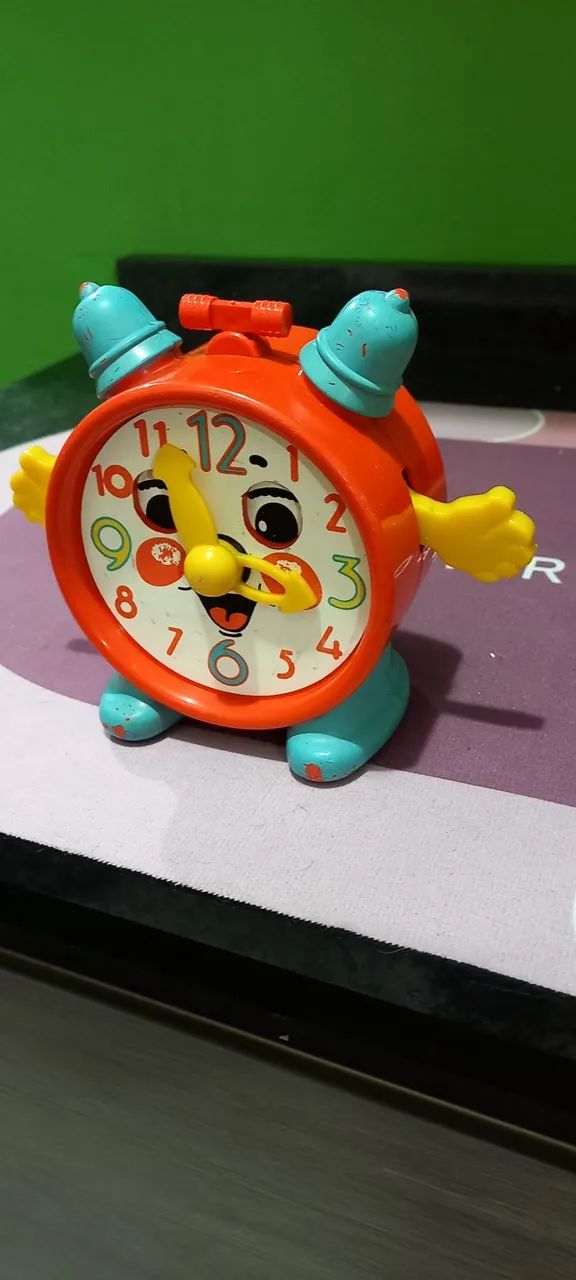 Relógio de Brinquedo Marca Trol  anos 80  