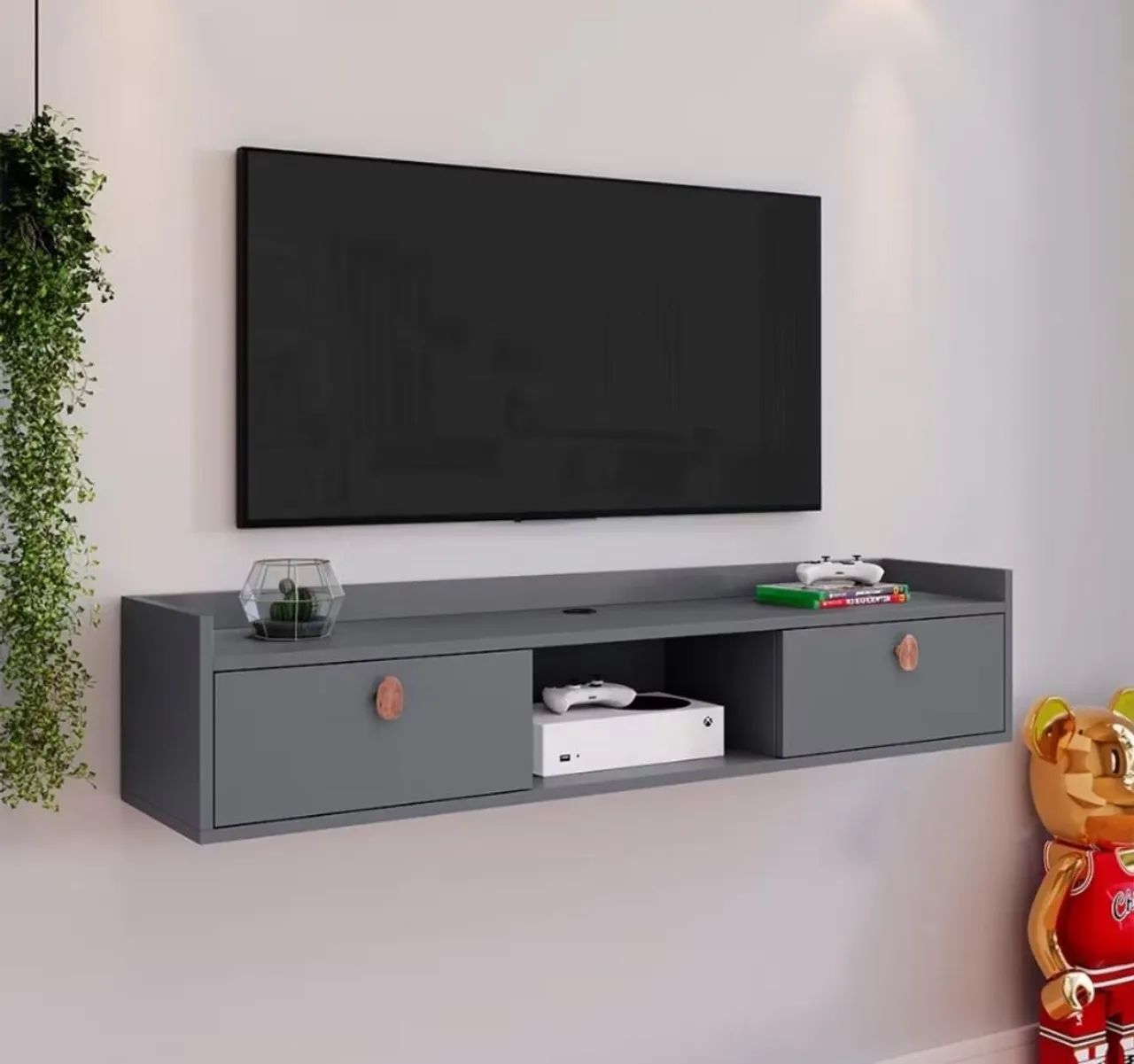 Rack suspenso para TV de ate 55 polegadas  - Foto 2
