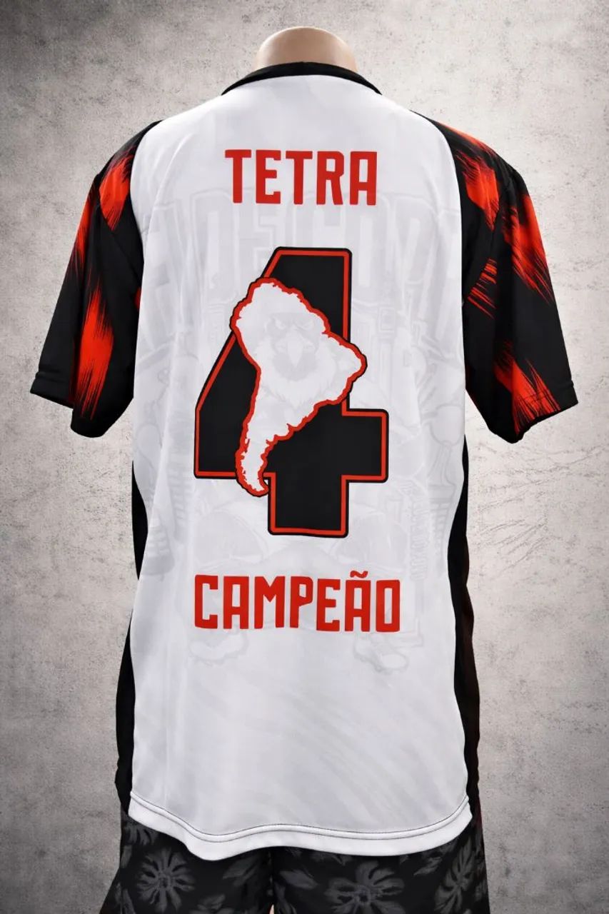 ? Manto do Mengão - Modelo Branco Personalizado Tetra Campeão! - Foto 2