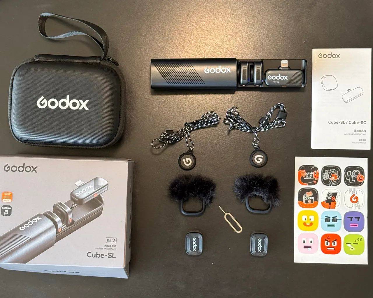 Godox Cube-SL Kit 2 ? 2 Microfones Sem Fio - Foto 5