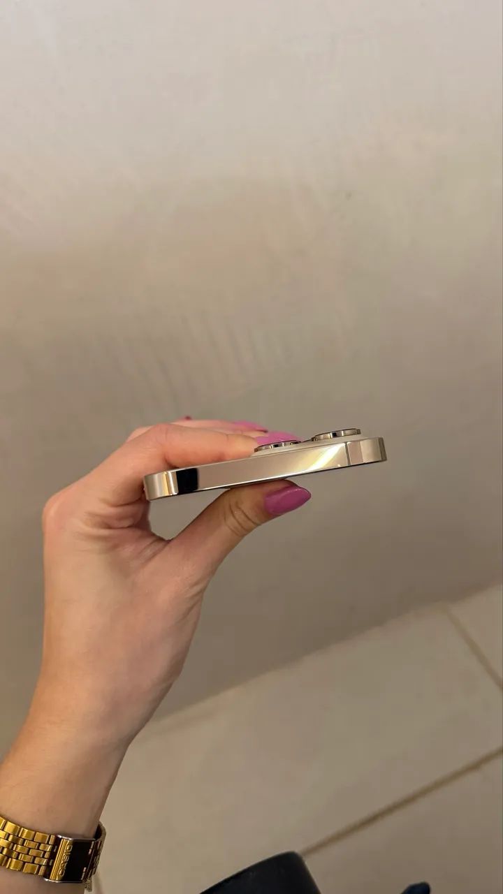 IPHONE 14 PRO MAX USADO 128gb branco  - Foto 3