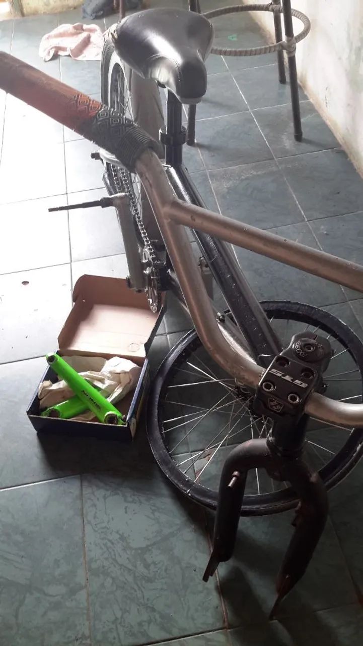 BMX profissional aro 20 anos 90 muito resistente! - Foto 4
