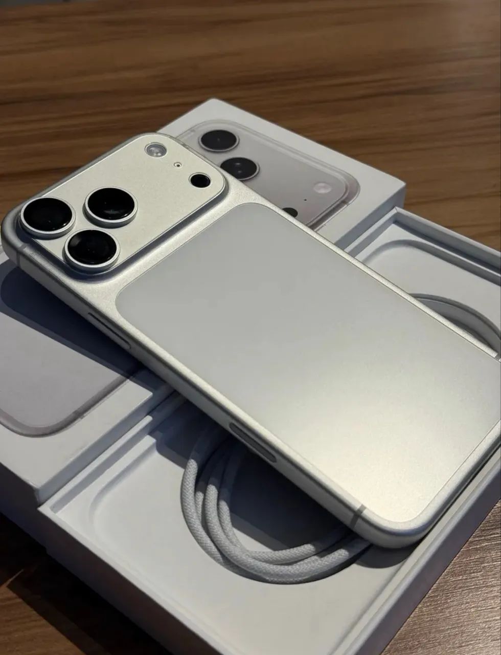 iPhone 17 Pro Max Prata 256GB Zero na caixa