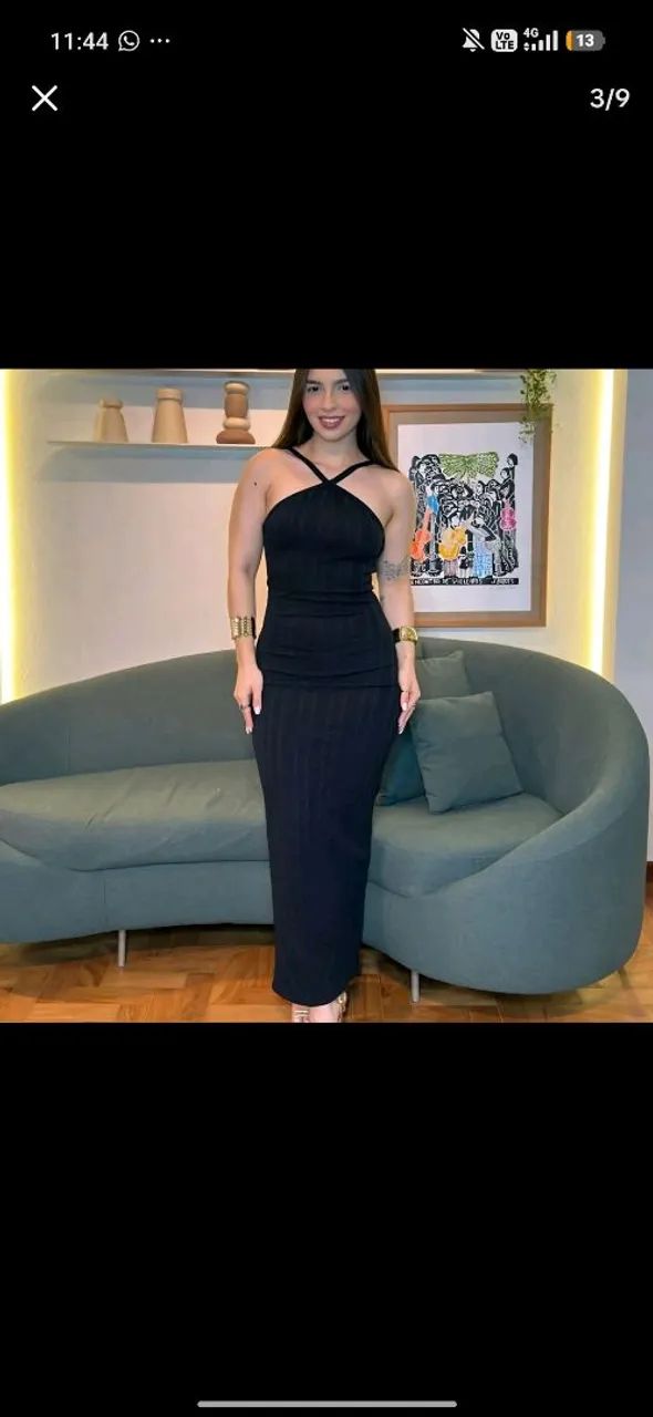 Vestido longo ribaninha  - Foto 2