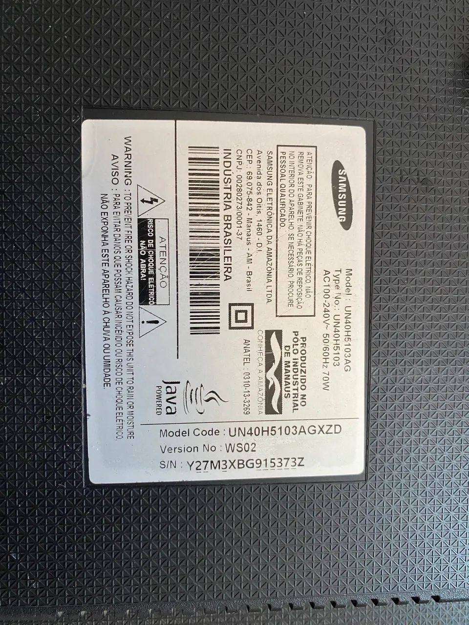 Tv Samsung 43 com Defeito  - Foto 2