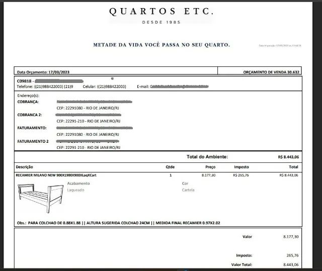 cama da loja Quartos Etc. - Foto 2