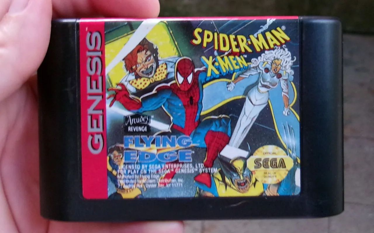 Spider-man X-men Arcade's Revenge Sega Genesis Mega Drive - Foto 4