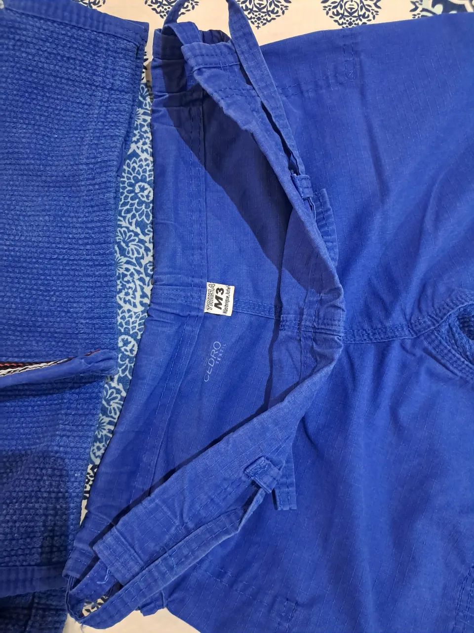 Kimono M3 Azul Zerado " Jiu-jitsu" - Foto 5