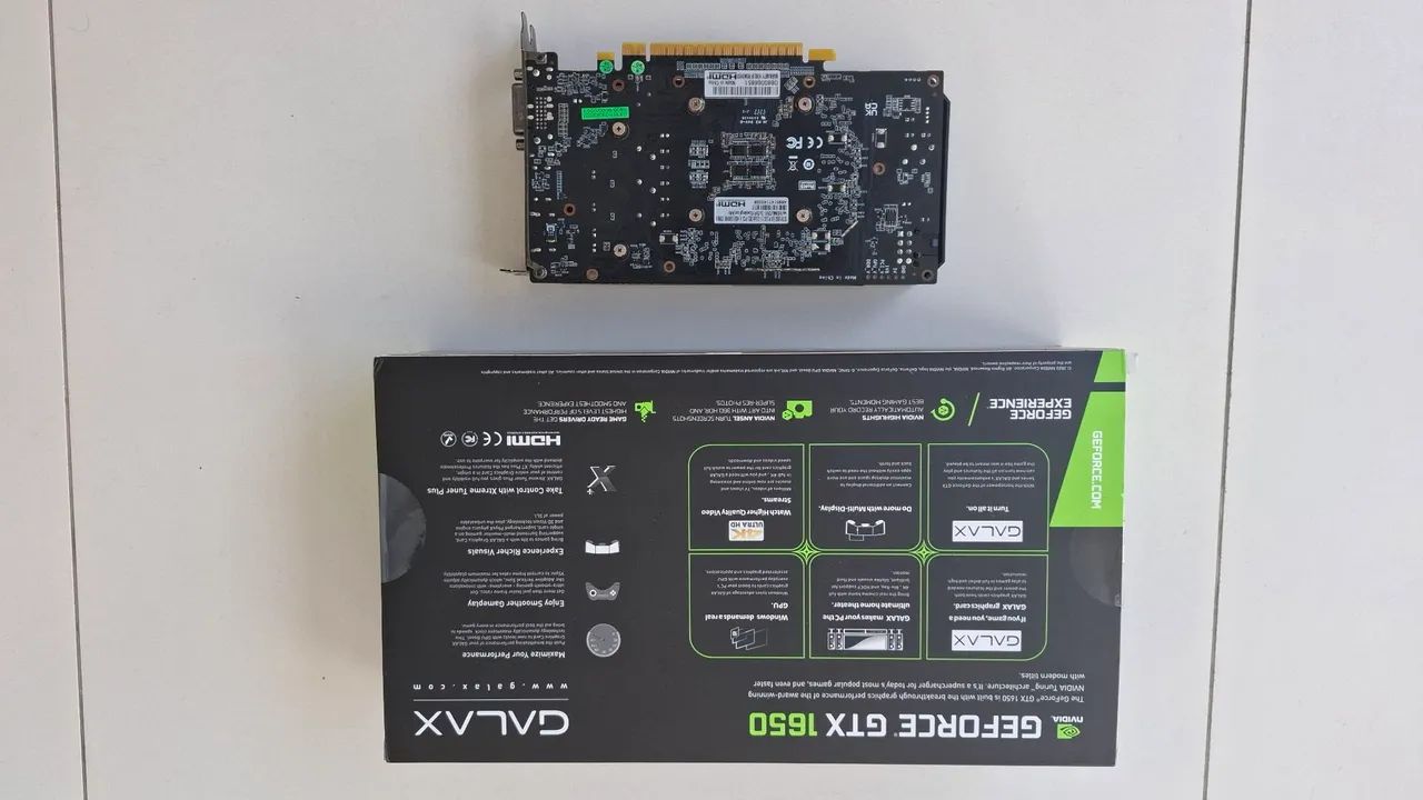 Placa de vídeo GEFORCE GTX 1650 EX PLUS GALAX - Foto 2