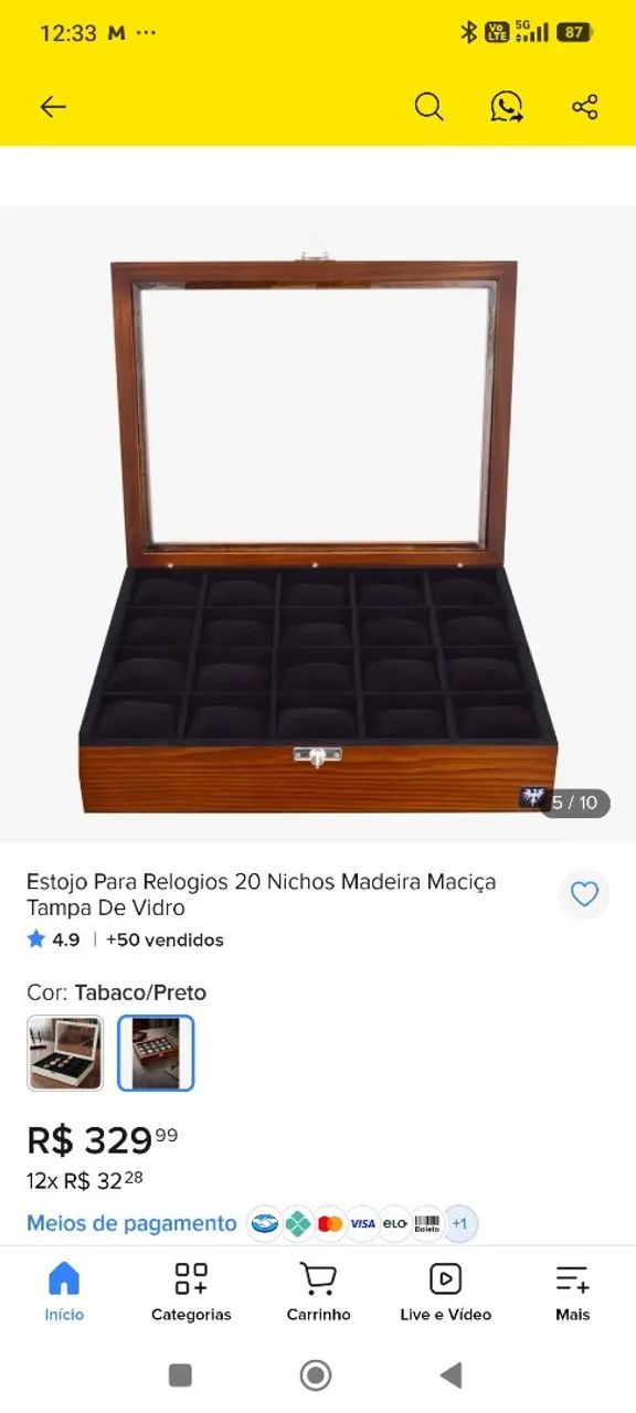 3 caixas de relógios  - Foto 4