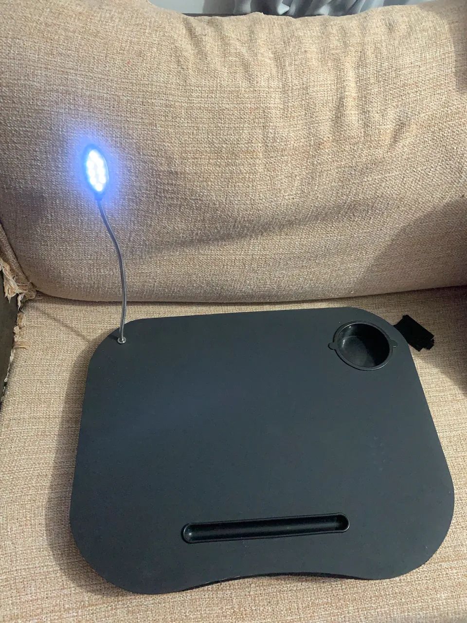 Suporte ergonômico para notebook, laptop com luz de led 