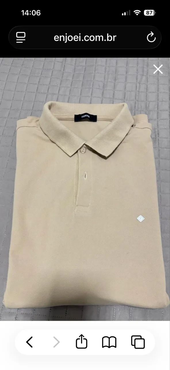 Camisa polo masculina Forum M
