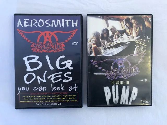 Aerosmith - Big Ones + The Making Of Pump - Kit Combo 2 Dvds - CDs